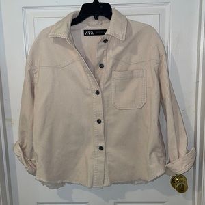 Zara shirt jacket